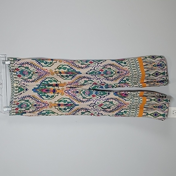 ZARA printed flared pants Boho 8156/044 - Picture 8 of 9